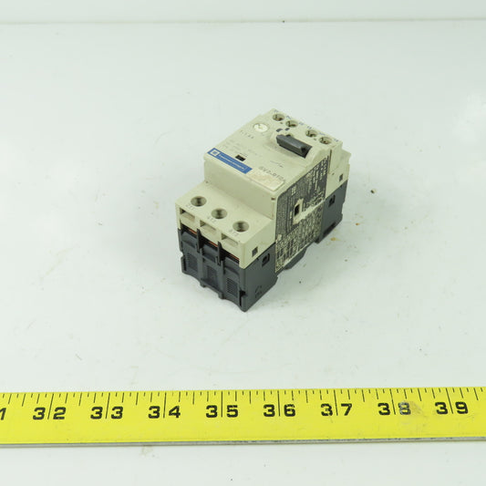 Telemecanique GV2-RT06 3 Pole Manual Motor Starter 600V 1Hp 1-1.6A Trip