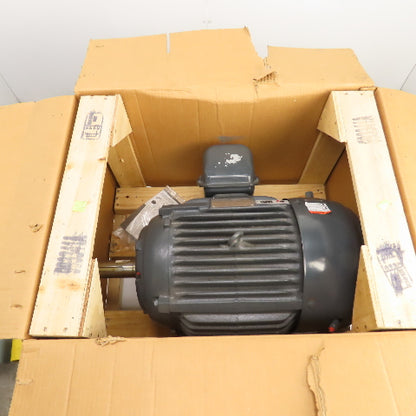Nidec H15P3D DL25 15HP AC Electric Motor 1180RPM 208-230/460V 3PH 284T Frame NEW