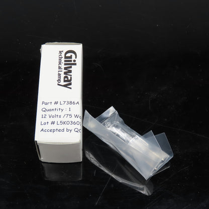 Gilway L7386A 12V 75W Quartz Halogen Technical Instrument Lamp GY6.35