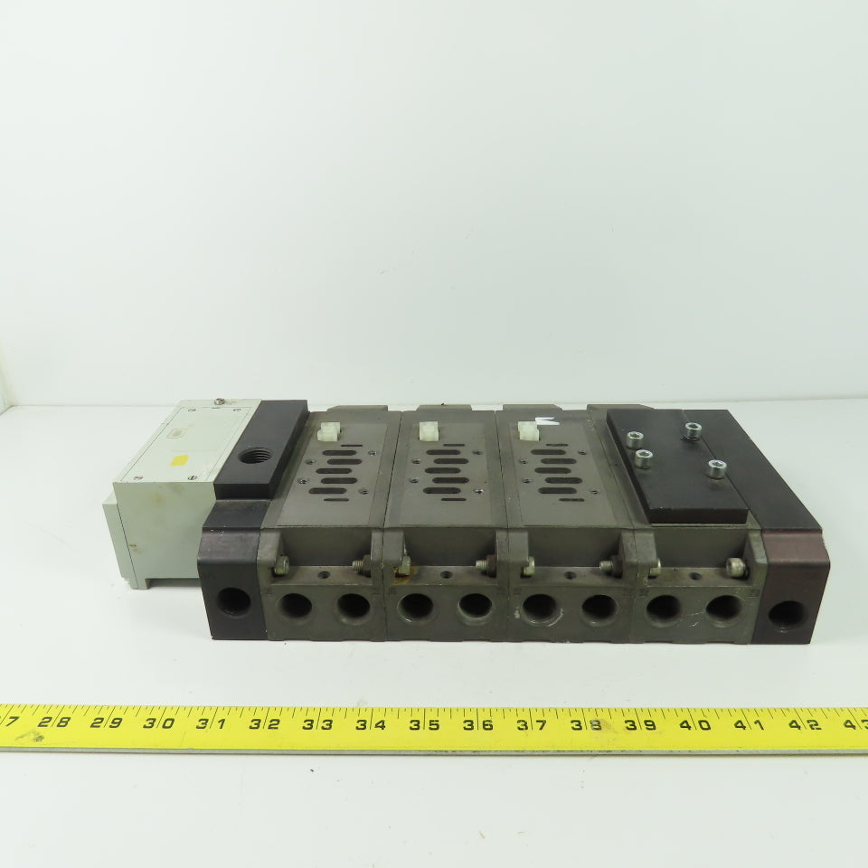 Rexroth Style 4-position Pneumatic Solenoid Valve Manifold