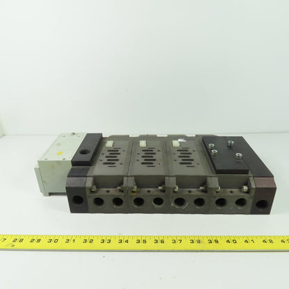 Rexroth Style 4-position Pneumatic Solenoid Valve Manifold