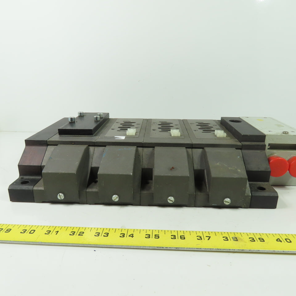Rexroth Style 4-position Pneumatic Solenoid Valve Manifold