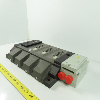 Rexroth Style 4-position Pneumatic Solenoid Valve Manifold