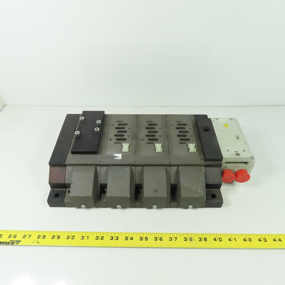 Rexroth Style 4-position Pneumatic Solenoid Valve Manifold