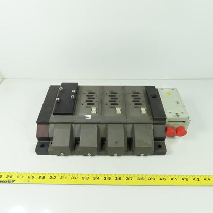Rexroth Style 4-position Pneumatic Solenoid Valve Manifold