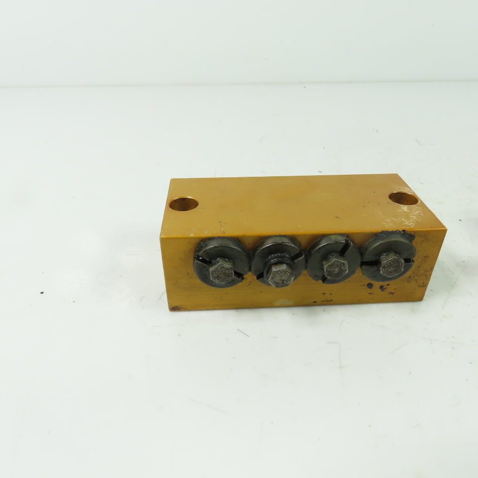 2 Way & 4 Way Lubrication Metering Manifold Lot Of 2