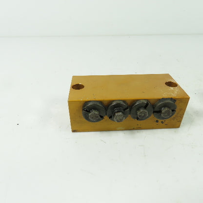 2 Way & 4 Way Lubrication Metering Manifold Lot Of 2