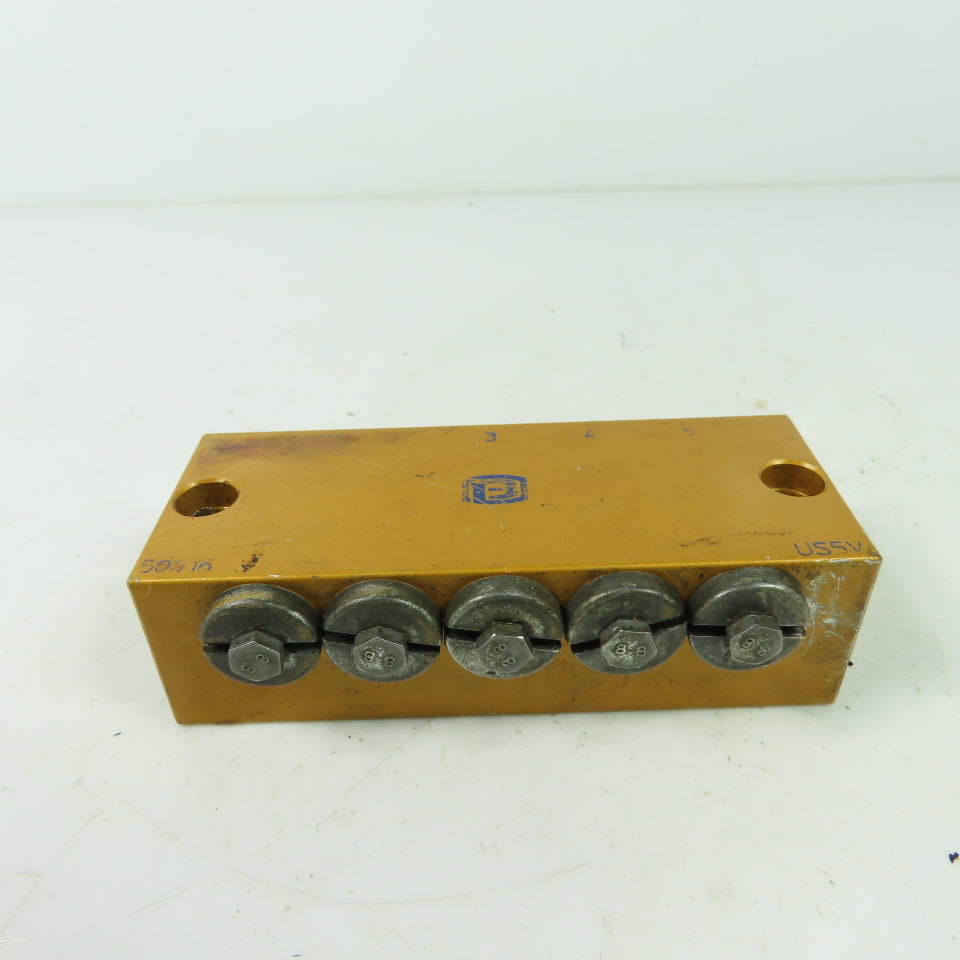 5 Way Lubrication Metering Manifold 4" OAL