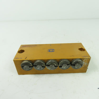 5 Way Lubrication Metering Manifold 4" OAL