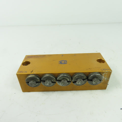 5 Way Lubrication Metering Manifold 4" OAL