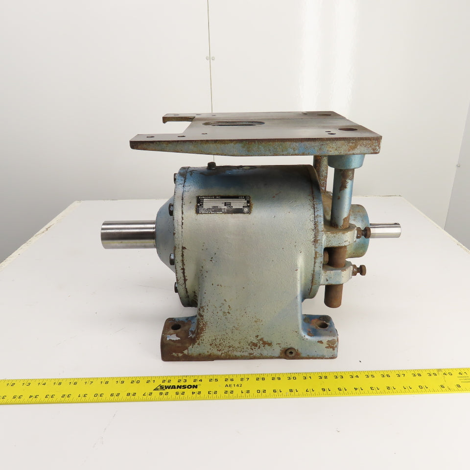 Eurodrive R8OP 5.14:1 Ratio Inline Gear Reducer 4510 lb.in. Torq. 1-1/8 x 2-1/8"
