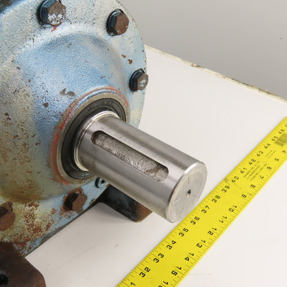 Eurodrive R8OP 5.14:1 Ratio Inline Gear Reducer 4510 lb.in. Torq. 1-1/8 x 2-1/8"