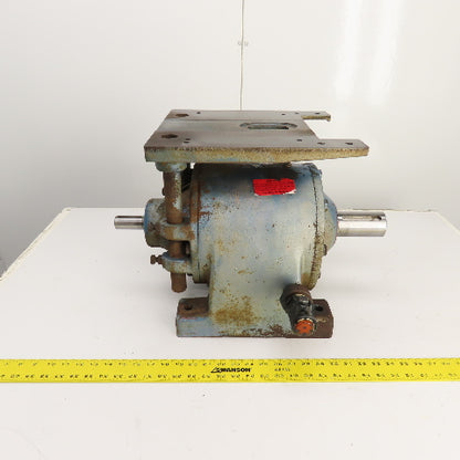 Eurodrive R8OP 5.14:1 Ratio Inline Gear Reducer 4510 lb.in. Torq. 1-1/8 x 2-1/8"