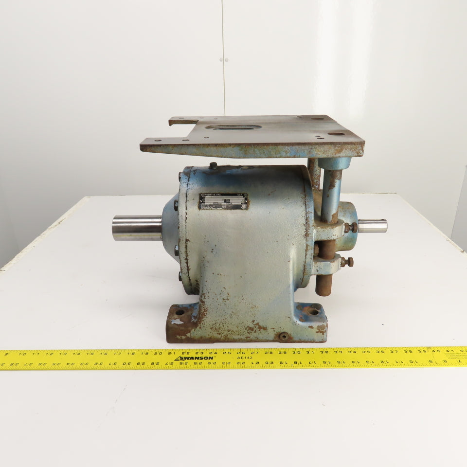 Eurodrive R8OP 5.14:1 Ratio Inline Gear Reducer 4510 lb.in. Torq. 1-1/8 x 2-1/8"