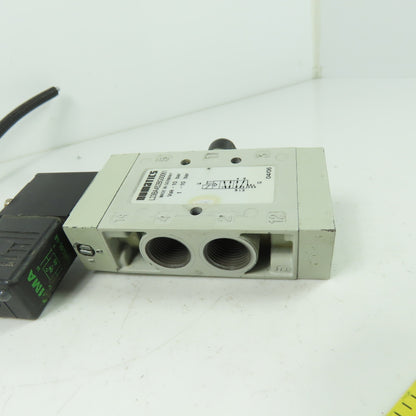 Numatics L23BA452BG00061 Pneumatic Solenoid Valve 10Bar 3/8" NPT 24VDC Coil