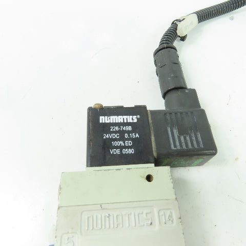 Numatics L23BA452BG00061 Pneumatic Solenoid Valve 10Bar 3/8" NPT 24VDC Coil