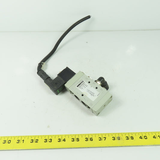 Numatics L23BA452BG00061 Pneumatic Solenoid Valve 10Bar 3/8" NPT 24VDC Coil