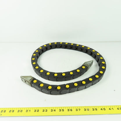 Brevetti SR300 18mmx14mm ID Feed Thru Cable Carrier Energy Chain 45"