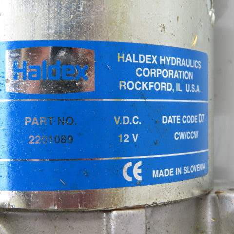 Haldex 080308 2201089 12VDC Hydraulic Pump Unit 1270001 Tested