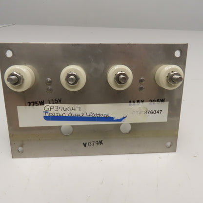 Cincinnati Sub Zero 376047 115V 225W 775W Dual Watt 2 Coil Heating Element
