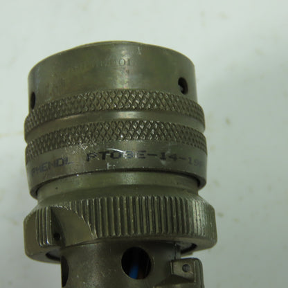 Amphenol PT08E-4-19P 19-Pin Male Connector Plug W/ (6) 4-Pin Female Connectors