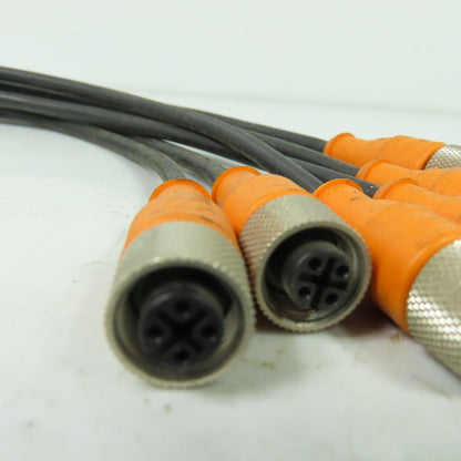 Amphenol PT08E-4-19P 19-Pin Male Connector Plug W/ (6) 4-Pin Female Connectors