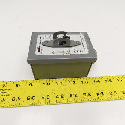 Cooper 7810GD 600VAC 30A 3P 3Ph 15Hp Max Manual Motor Controller