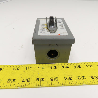 Cooper 7810GD 600VAC 30A 3P 3Ph 15Hp Max Manual Motor Controller
