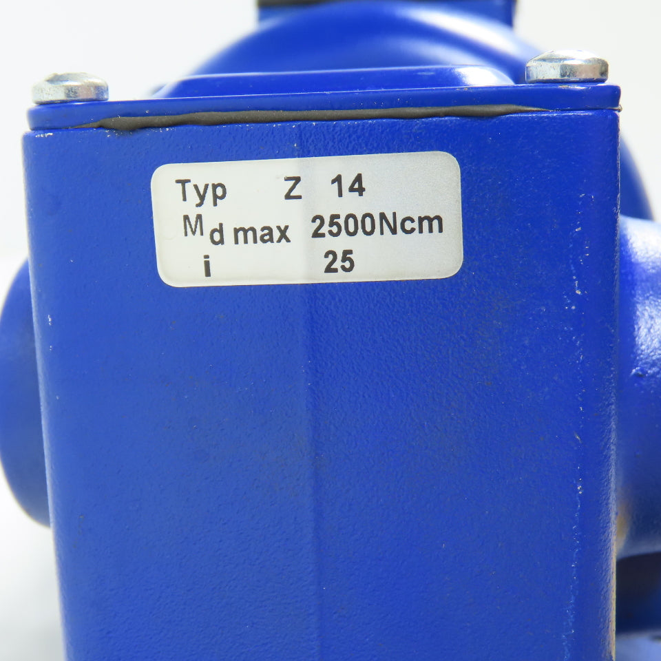 Groschopp 11023066 WK 5021404 Dual Shaft Z14 Gear Reducer 160VDC 25RPM Out 14mm