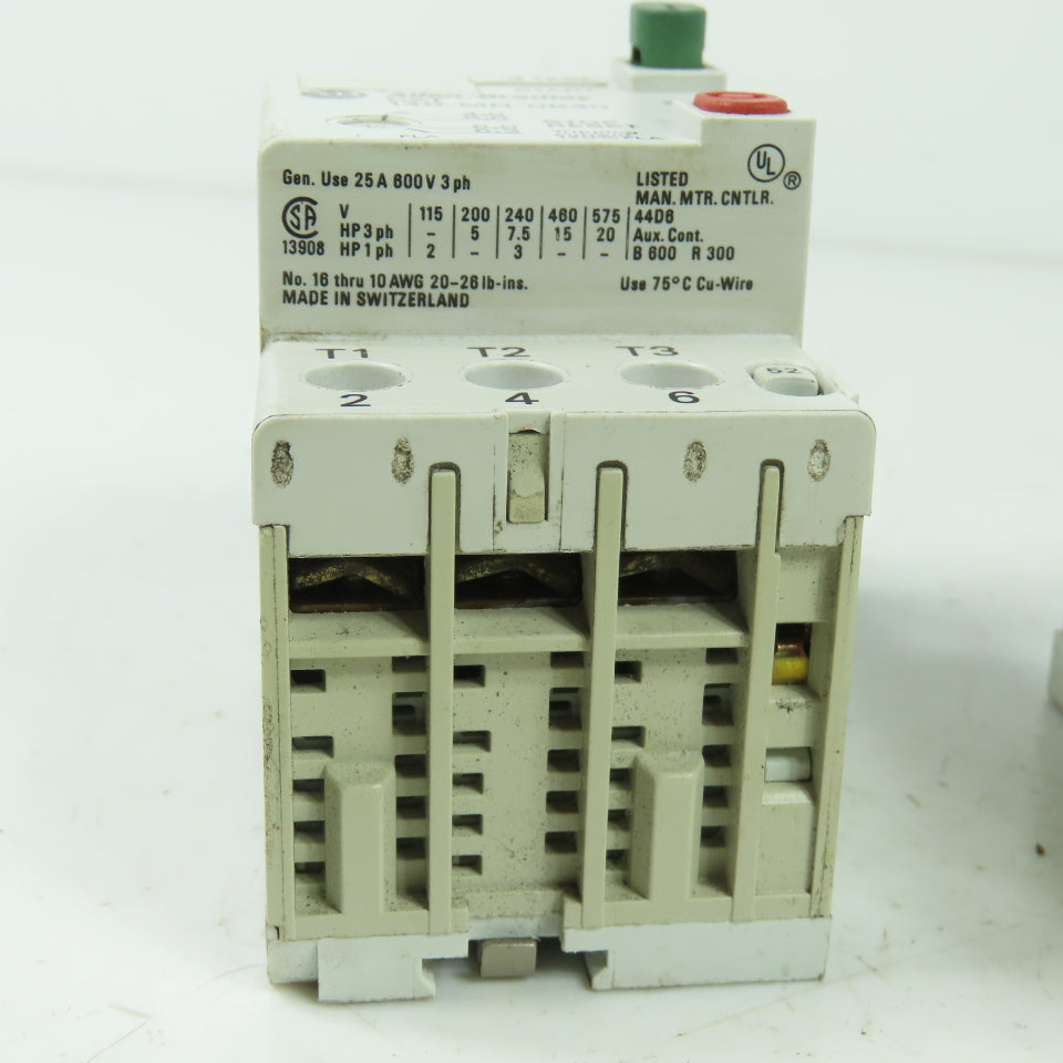 Allen Bradley 140-MN-0630 Ser C Manuel Motor Starter 600V 25A 3Ph Lot Of 2