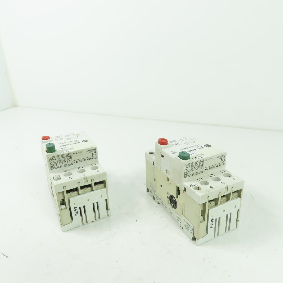Allen Bradley 140-MN-0630 Ser C Manuel Motor Starter 600V 25A 3Ph Lot Of 2