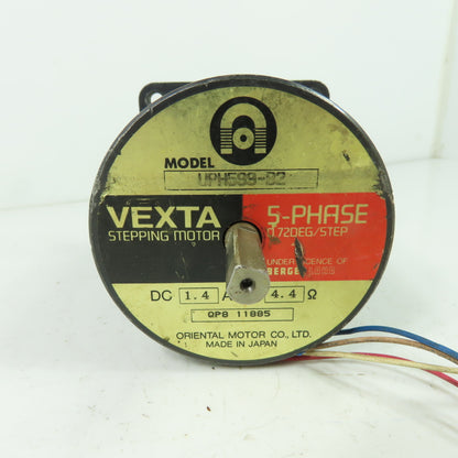 Oriental Motors UPH599-B2 5Ph Vexta Stepping Motor 0.72 Deg/Step 1.4A 4.4OMHS