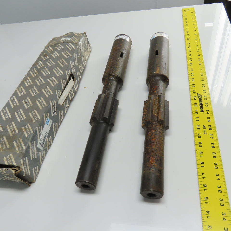 Atlas Copco 435-17901-F00 Shank Adapter 90502154 1-3/4"Shaft 21-1/4"OAL Lot Of 2