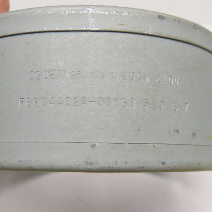 Ogden FBE04A02A-00163 240V 800W Band Heater 4"