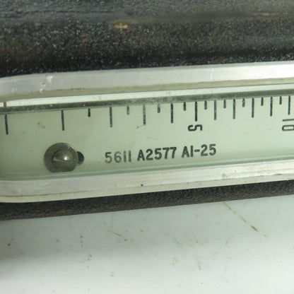 56II A2577 AI25 X 100 S.C.C/MIN. Hydrogen Gas Meter Gage 0.5PSI