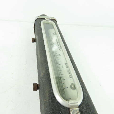 56II A2577 AI25 X 100 S.C.C/MIN. Hydrogen Gas Meter Gage 0.5PSI