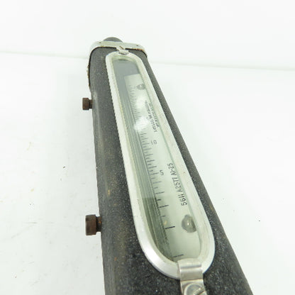 56II A2577 AI25 X 100 S.C.C/MIN. Hydrogen Gas Meter Gage 0.5PSI