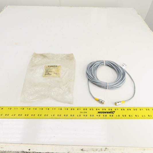 Turck RK 4.4T-10-RK 4.4T U2446-00 Eurofast Cable Cordset 4-Pin Female x Female
