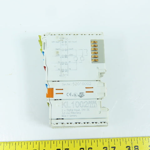 Beckoff KL1002 2-Channel Digital Input Module 24VDC Lot Of 3