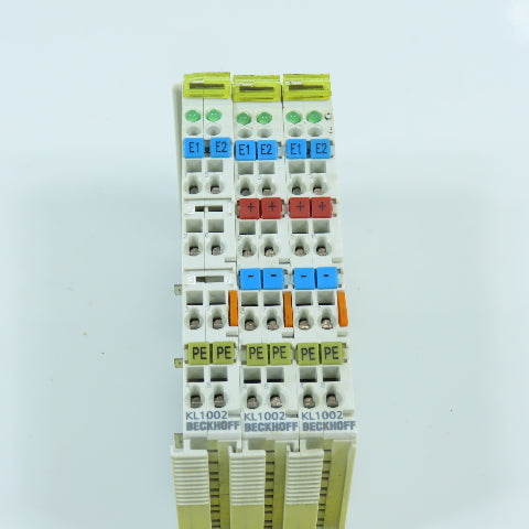 Beckoff KL1002 2-Channel Digital Input Module 24VDC Lot Of 3