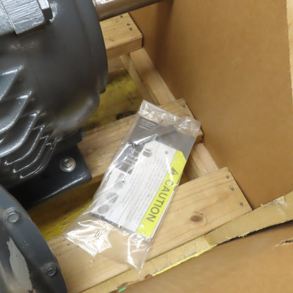 Nidec H15P3D DL25 15HP Electric Motor 1180RPM 208-230/460V 3PH 284T Frame NEW
