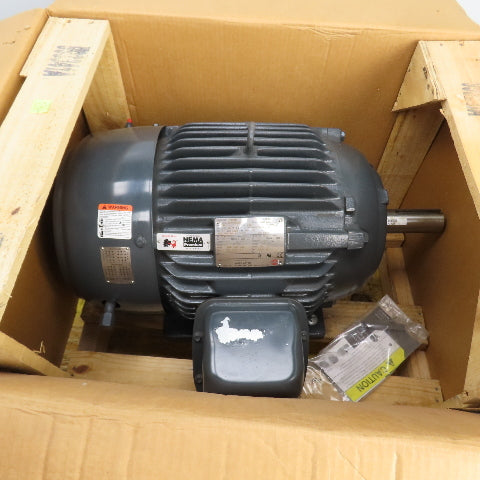 Nidec H15P3D DL25 15HP Electric Motor 1180RPM 208-230/460V 3PH 284T Frame NEW