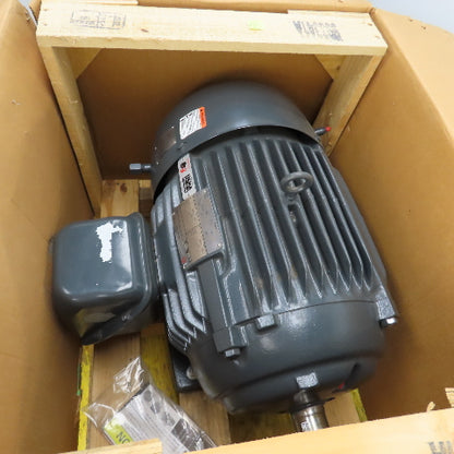 Nidec H15P3D DL25 15HP Electric Motor 1180RPM 208-230/460V 3PH 284T Frame NEW