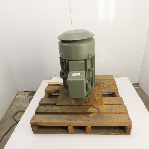 GE 5K256SAC122 20HP Vertical AC Electric Motor 3550RPM 230/460V 3PH Tested