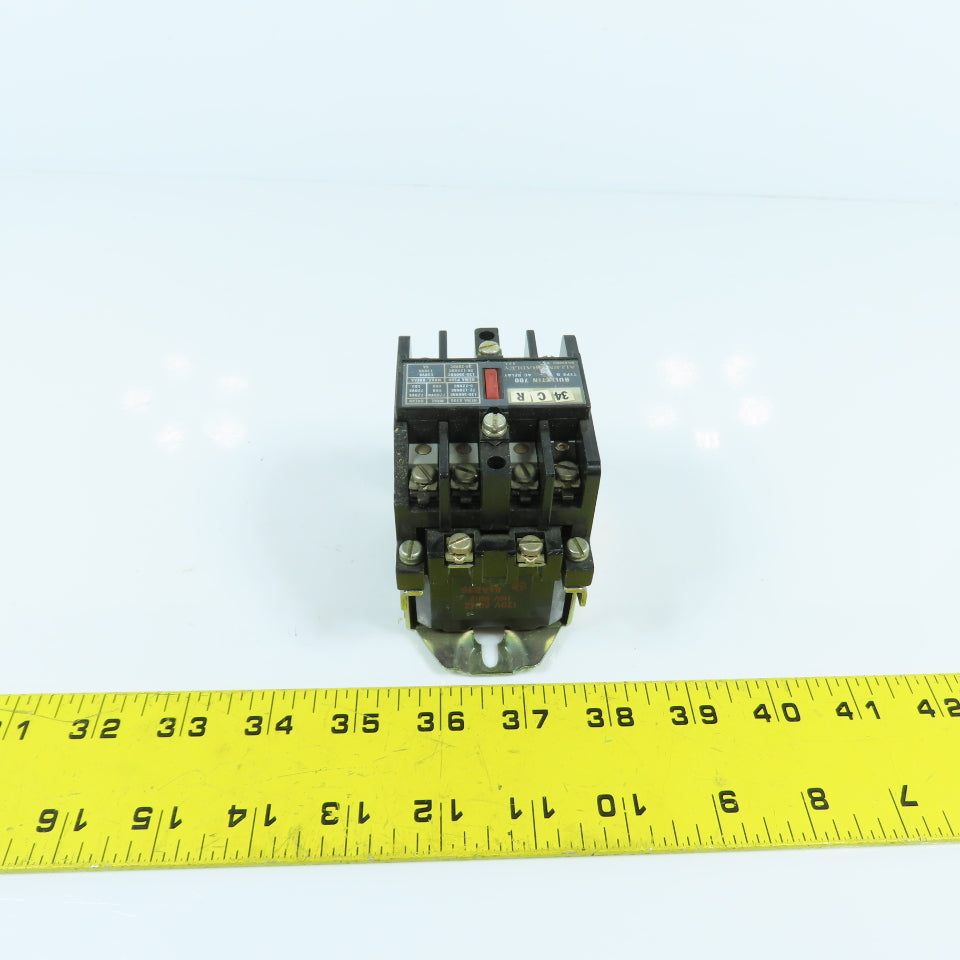 Allen Bradley 700-N400A1 Ser C Bulletin 700 Type N Control AC Relay 120V Coil