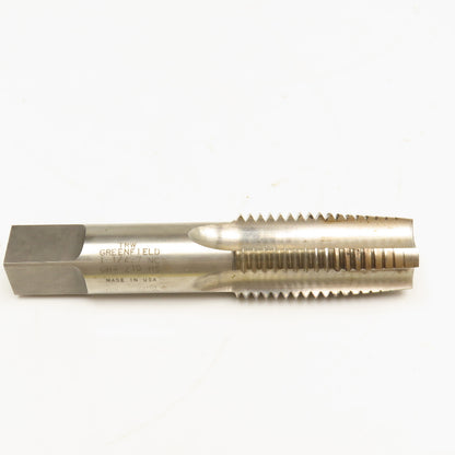 Greenfield 1-1/4-7 NC Taper Tap 4 Flute Bottoming