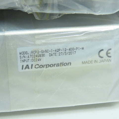 IAI RCP2-SA5C-I-42P-12-400-P1-M 24VDC Linear Servo Motor Actuator 400mm Stroke