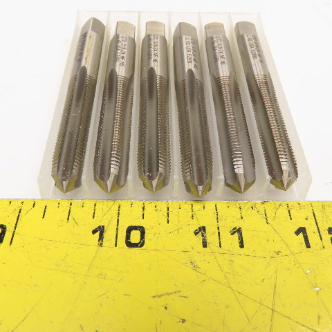 Greenfield 3/8-24 NC HS 4 Flute Chamfer Plug Tap Lot Of 6