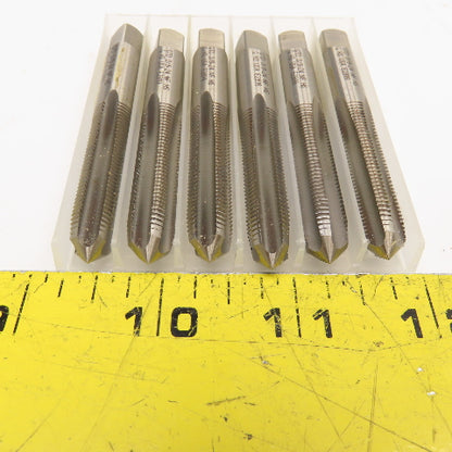 Greenfield 3/8-24 NC HS 4 Flute Chamfer Plug Tap Lot Of 6