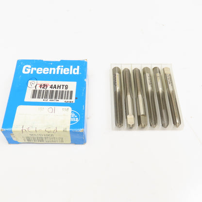 Greenfield 3/8-24 NC HS 4 Flute Chamfer Plug Tap Lot Of 6